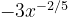 -3x^{-2/5}