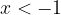 x<-1