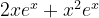 2xe^x + x^2e^x